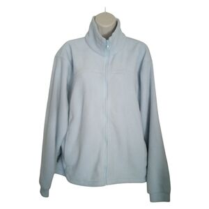 Columbia XL Women's Fleece Jacket - Light Blue